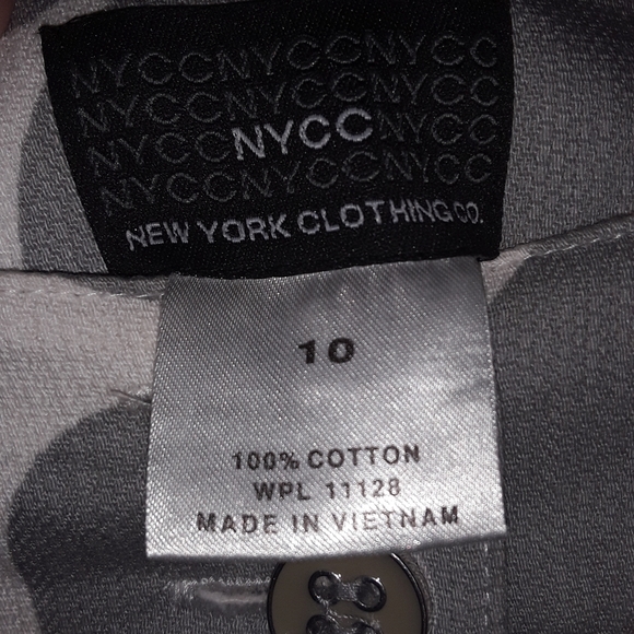NEW no tags, NYCC Grey Dot Short size 10 - Picture 3 of 5